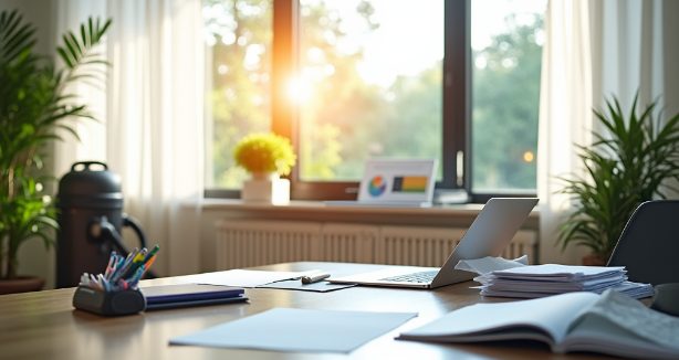 Professional workspace cleaning